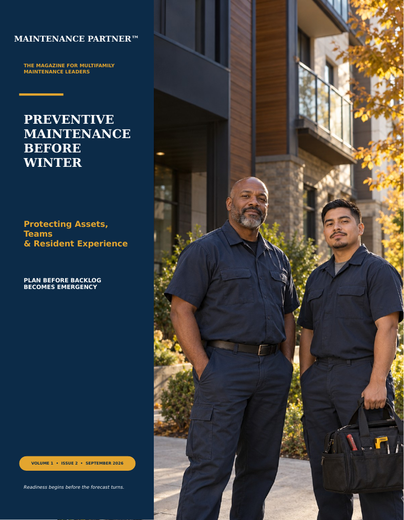 Cover of Maintenance Partner Volume 1, Issue 2: Preventive Maintenance Before Winter
